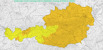 Eine Störungszone sorgt heute ab etwa 14 Uhr für teils heftige Gewitter in der Steiermark. © Geosphere Austria Eine Störungszone sorgt heute ab etwa 14 Uhr für teils heftige Gewitter in der Steiermark.