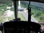 Landeanflug Hubschrauber Innenministerium Landeanflug Hubschrauber Innenministerium