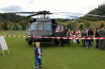 Der Black-Hawk-Hubschrauber des Bundesheeres als Hauptattraktion