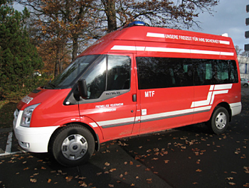 Mannschaftstransportfahrzeug mit Allradantrieb, MTF-A Ford Vario Bus Trend FT 350 L