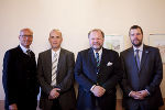 v. l. n. r. Reischl, Keller, Dr. Kalcher, DI Ekhart © Land Steiermark, A20 v. l. n. r. Reischl, Keller, Dr. Kalcher, DI Ekhart
