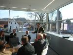Gastgeber: Der Gleisdorfer Bürgermeister und Katastrophenschutzreferent des Bezirkes Weiz, Christoph Stark, bei seiner Begrüßungrede © A20