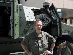 OStWm Hannes Lambauer MBA, bei der Vorführung des Dingo 2