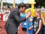 "Gimme five!" mit Landeshauptmann Mag. Franz Voves
