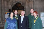 Bundesminister Rudolf Hundstorfer (Mitte) und Mitarbeiter vom KIT Land Steiermark 