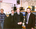 Besuch von Markku Aarnio und Pertti Tolonen (Finnland) und Günter Timal (BMI) 