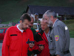 Übungsbesprechung: G. Timal, W. Klösch (vorne), G. Zach, M. Posch