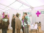 KIT: Stand im Rahmen der Rescue 2005  