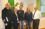vlnr: slowenischer Bundesfeuerwehrkommandant Franci Petek; Gemeinderätin der Stadt Graz, Martina Kaufmann; Günter Hohenberger, LWZ; Natasa Petek; Bruno Mader ÖBV-ÖLRG © LWZ Steiermark