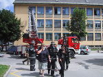 Brandschutzübung in der BH Liezen (Bez. Liezen) 