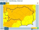 Wetterwarnung der ZAMG