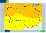 Aktuelle Wetterwarnung der ZAMG