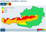 ZAMG Schneewarnung für die Steiermark