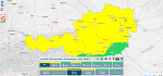 Eine Kaltfront zieht am Montag von Nordwesten her rasch durch und leitet erneut eine sehr windige und teils unbeständige Wetterphase ein.