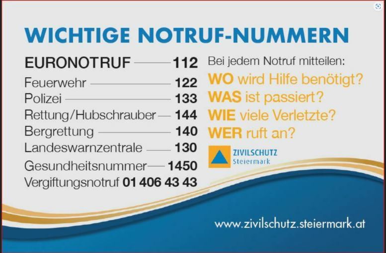 Die Notrufnummern sind wieder erreichbar - Katastrophenschutz ...