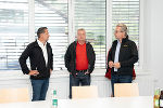 LH Drexler und LH-Stv. Lang mit Bürgermeister LAbg. Andreas Thürschweller in Eibiswald. © Land Steiermark; bei Quellenangabe honorarfrei LH Drexler und LH-Stv. Lang mit Bürgermeister LAbg. Andreas Thürschweller in Eibiswald.
