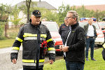 LH Drexler im Ortsteil Gosdorf in der Stadtgemeinde Mureck © Land Steiermark; bei Quellenangabe honorarfrei LH Drexler im Ortsteil Gosdorf in der Stadtgemeinde Mureck